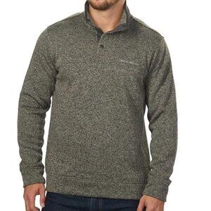 Eddie Bauer Men's Radiator Fleece Snap-Front Pullover Sweatshirt Size XL Outdoor
